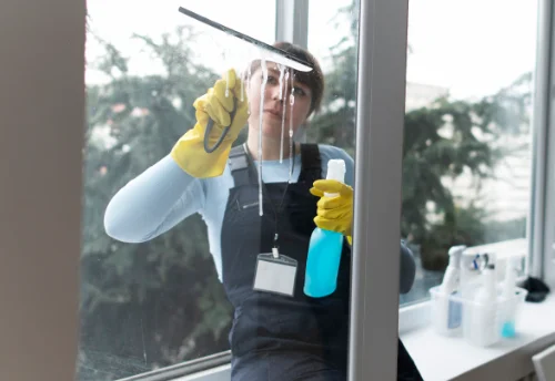 Nettoyage de vitres intérieures et extérieures à Mélamare